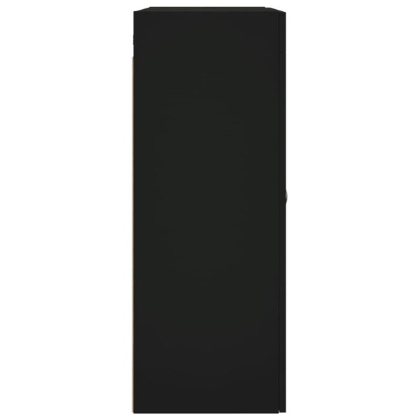 Berkfield Wall Mounted Cabinet Black 69.5x34x90 cm