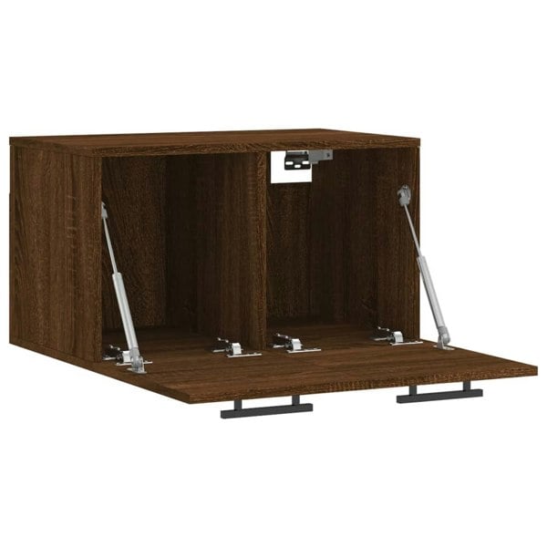 Berkfield Wall Cabinet Brown Oak 60x36.5x35 cm Engineered Wood