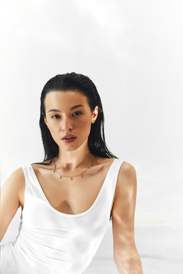 Elk & Bloom Star Feeling Chunky 14K Gold Choker Necklace
