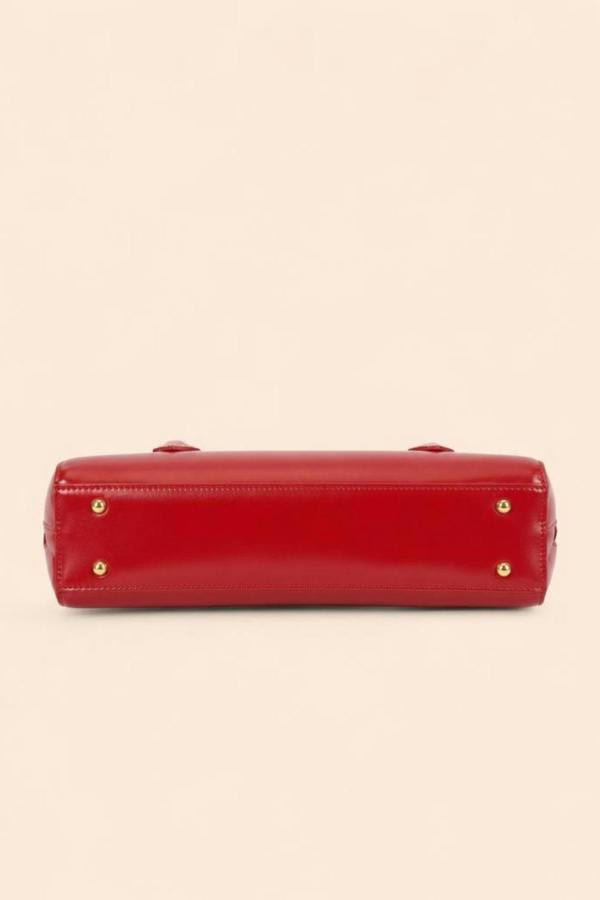 SVNX East-West Barrel Bag in Red
