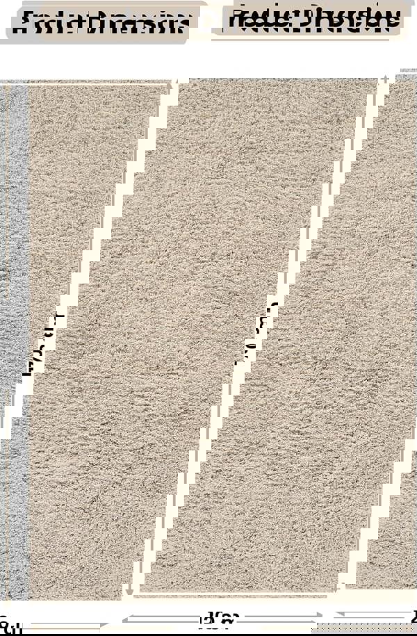 KAV Washable Area Rug – Shaggy Soft Non-Slip Carpet for Living Room, Bedroom, Dining or Kitchen – Durable, Elegant, Non-Shedding Indoor Floor Rug