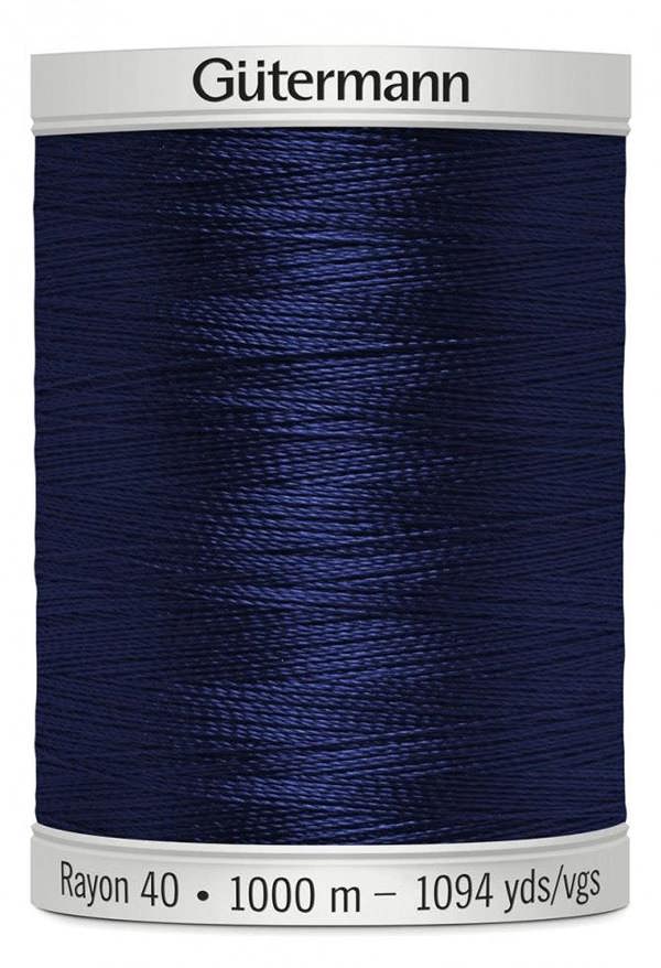 Gutermann No 40 Sulky Rayon Embroidery Thread 1000m Rayon Thread Suitable For Embroidery