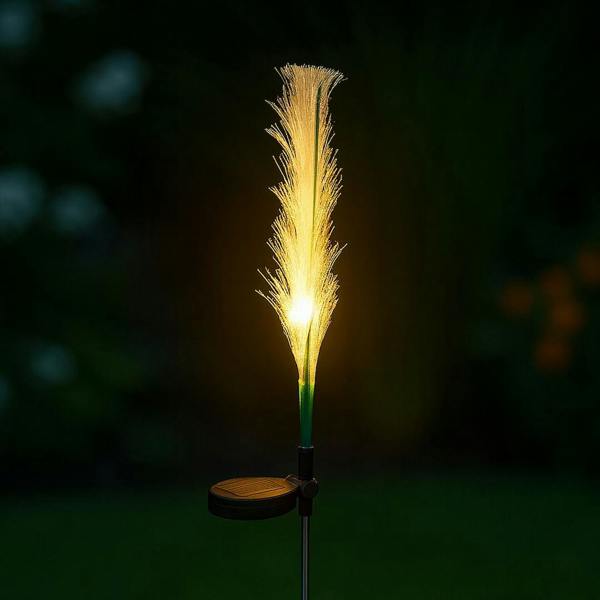 Milagro Pampas Solar Lamp 3000K Ip44 Beige