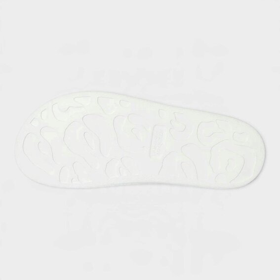 Alexander McQueen Logo Pool Slides White Black