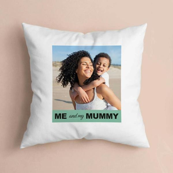 Mum’s Personalised ‘Me And My Mummy’ Cushion Cover - alternative angle