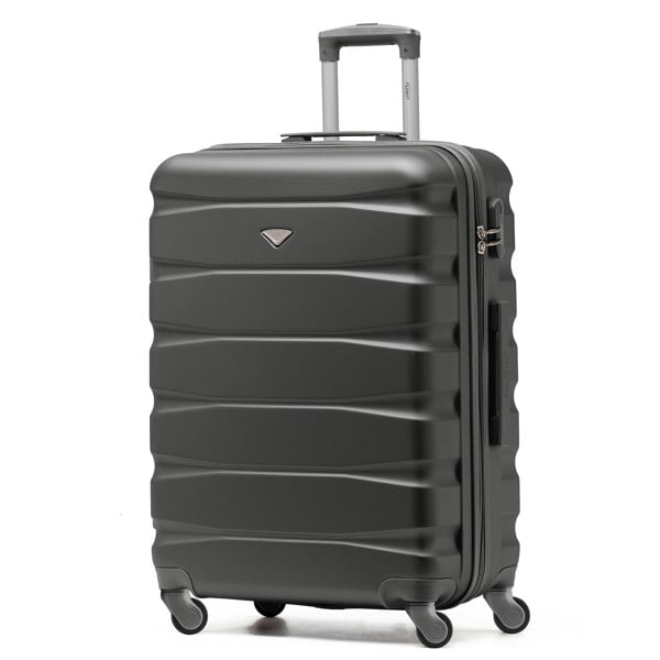 Flight Knight 25" Medium Suitcase Check-in Hold Luggage Hard Shell 4 Wheels TSA Lock