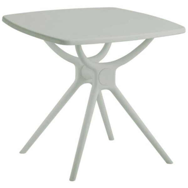 Wyld Haus Chalencon French Grey Square Outdoor Plstic Table