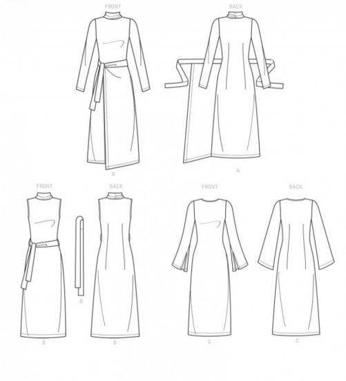 Simplicity Sewing Pattern 9175, Dresses for Women, H5 (6-8-10-12-14) - Intermediate