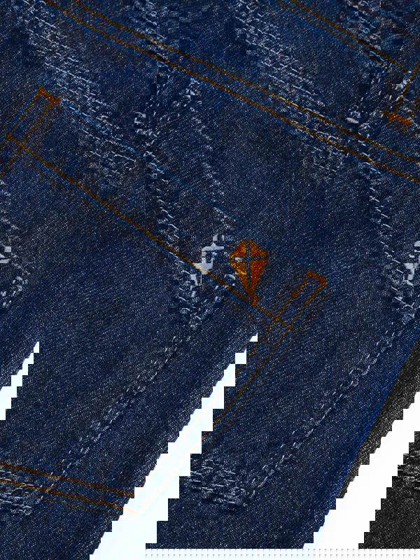 Kite Womens Organic Wareham Wide Leg Ankle Grazer Jeans Rinse Wash