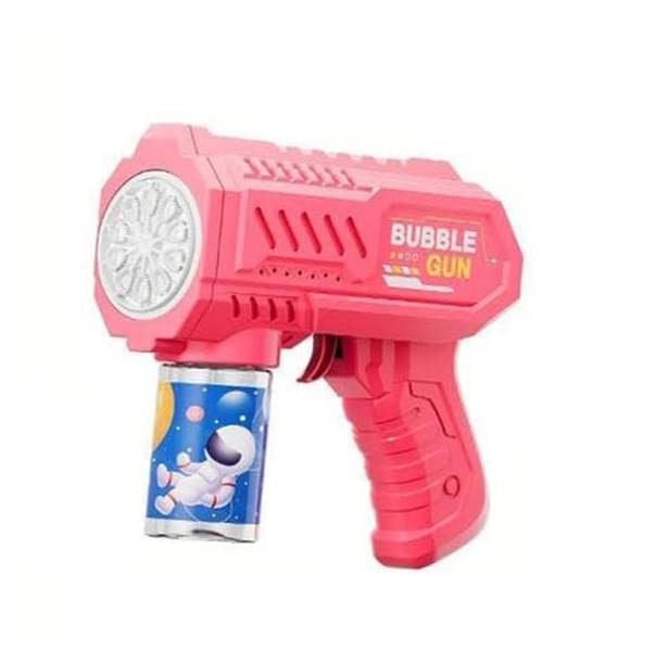 Dragodirect Bubble Machine LED Gun for Kids 10 Hole Automatic Bubble Makers