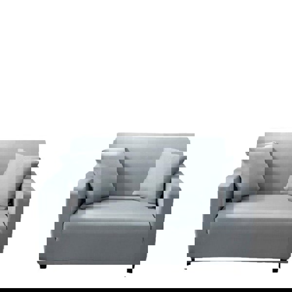 Anyhouz Anyseat 2 Seater Sofa Cover Plain Ash Grey Style and Protection For Living Room Sofa Chair Elastic Stretchable Slipcover