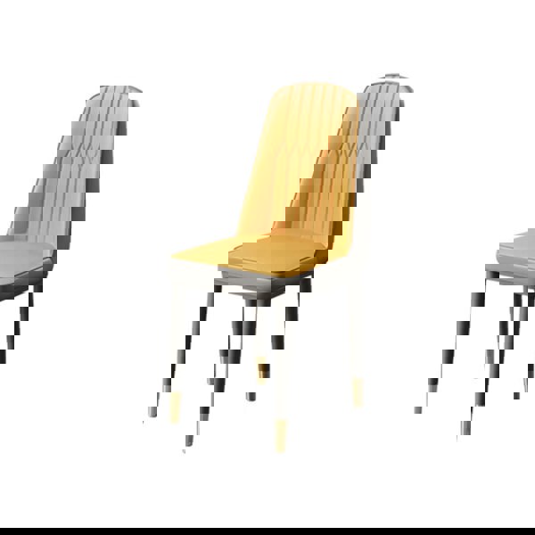 Scott Dining Chair, PU Leather-Weilai concept-Style 2-Cream (Cream Back)-2-Weilai Concept