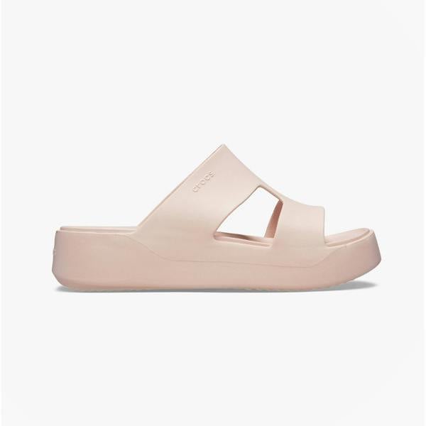 Crocs GETAWAY PLATFORM Sliders   in  Light Pink