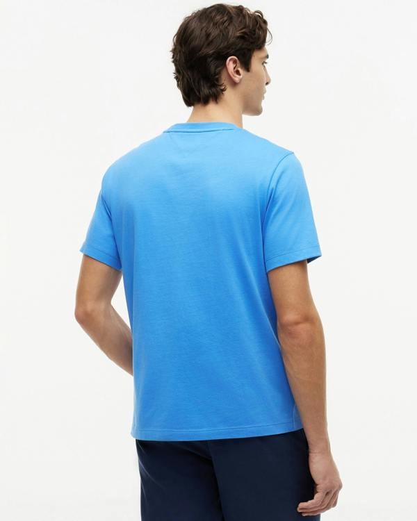 Tommy Hilfiger Essential Seasonal Regular Fit Solid Mens T-Shirt - Blue Spell