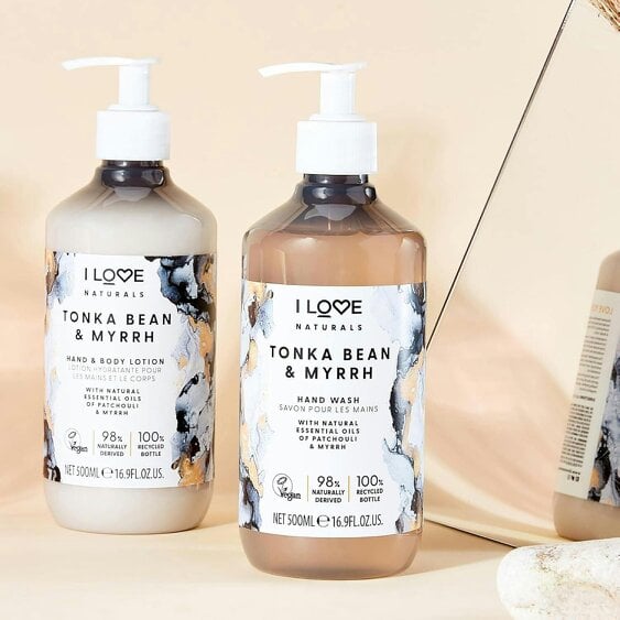 I LOVE Naturals Tonka Bean & Myrrh Hand Wash, 500ml