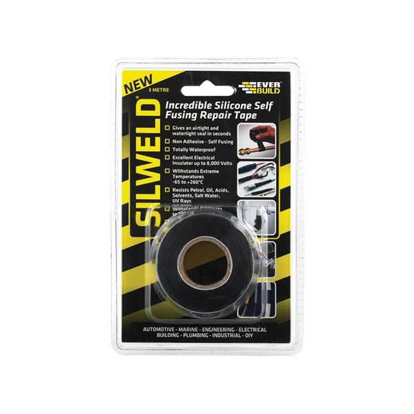 Everbuild Sika Silweld Tape 3m Black - Multi Colour - 