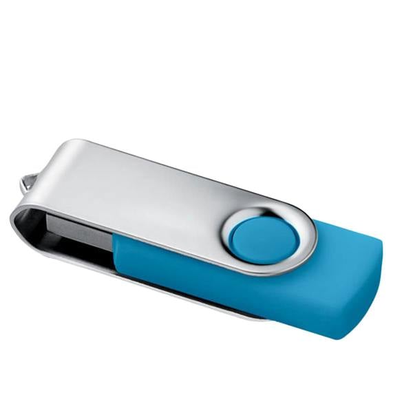 MidOcean Techmate 8GB USB Flash Drive - Turquoise - 