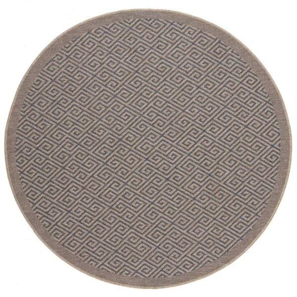 Nature Blue outdoor rug is resistant to moisture and UV protected