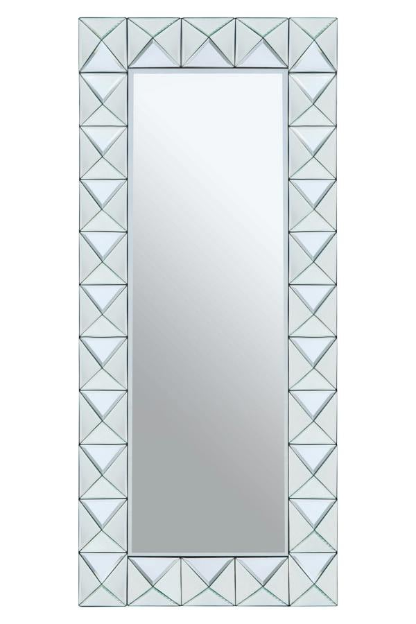 Interiors by Premier Yula Pyramid Edged Wall Mirror