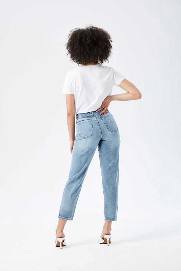 Urban Bliss Lola Ripped Mom Jean