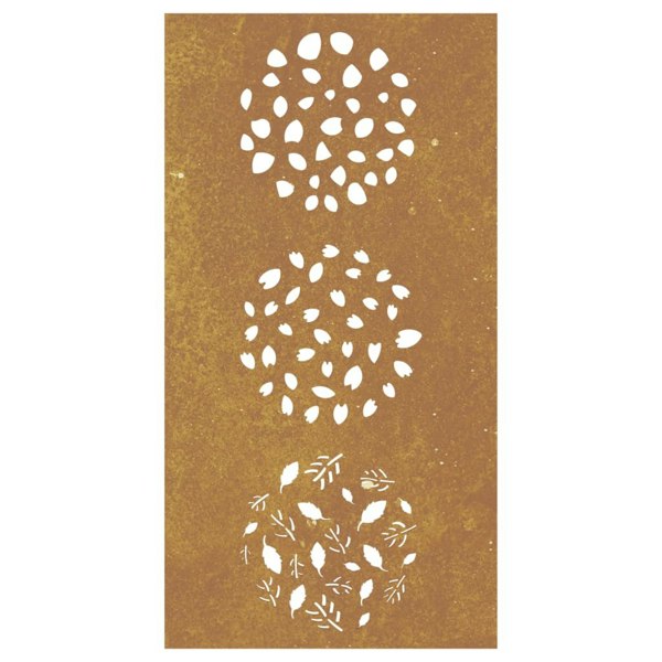 Berkfield Garden Wall Decoration 105x55 cm Corten Steel Leaf Design