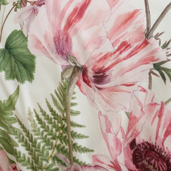 RHS Serenity Garden Reversible 200 Thread Count Cotton Duvet Cover Set