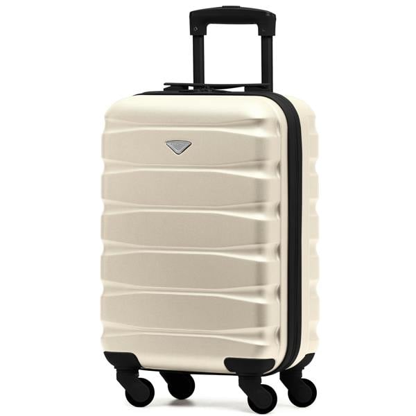 Flight Knight 55x35x20cm Cabin Carry Bag Hard Shell Suitcase 100+ Airline Approved