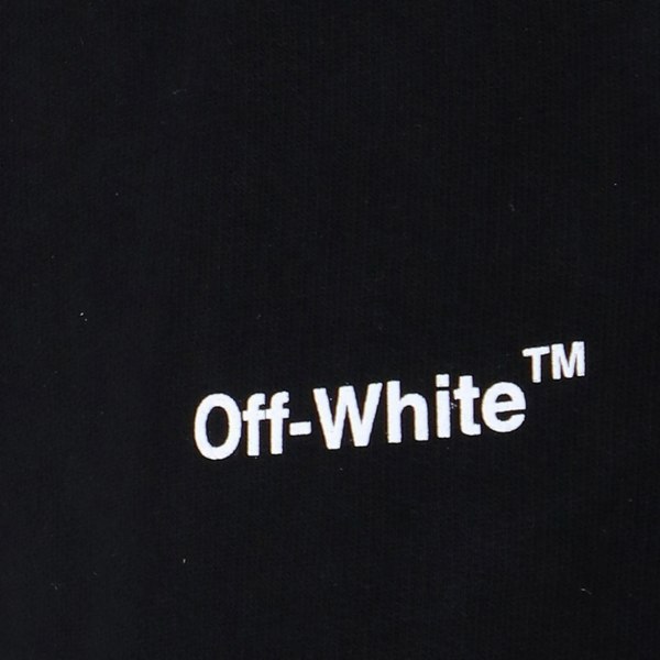 Off-White Diag Helvetica Design Slim Cuffed Black Sweatpants M