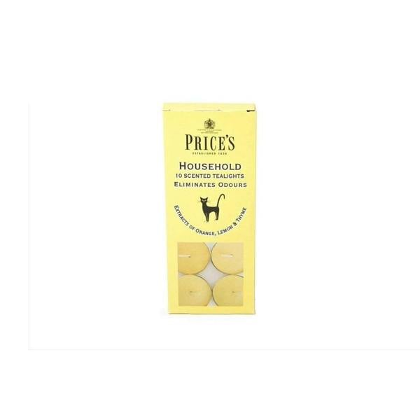 Prices Candles Household Scented Tealights (Pack Of 10) - Multicoloured - 