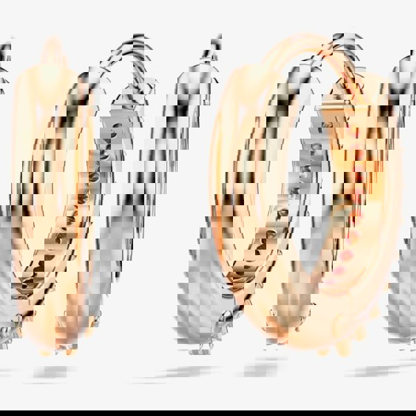 Swarovski Matrix Rose Gold Tone Plated Mini Hoop Earrings 5690669