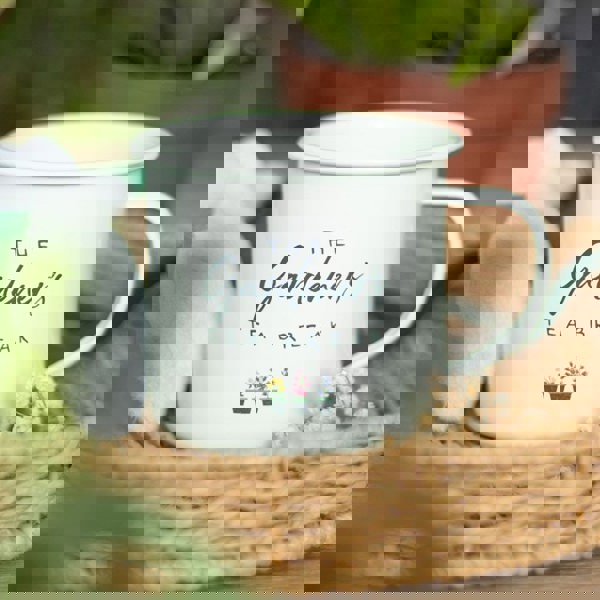 Serano Gardener's Tea Break Enamel Mug