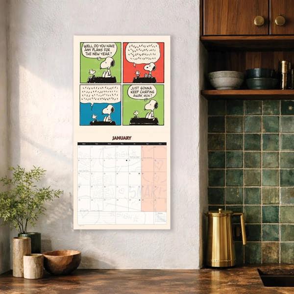 Peanuts Calendar 2027, Wall Calendars, Month To View, Humour, Gift