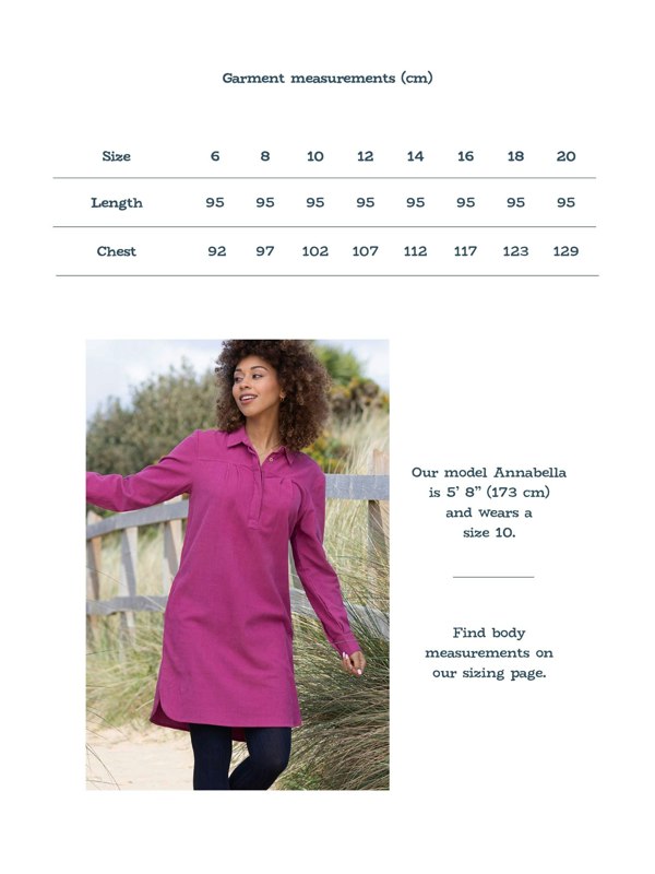Kite Organic Mapperton Cord Dress Berry