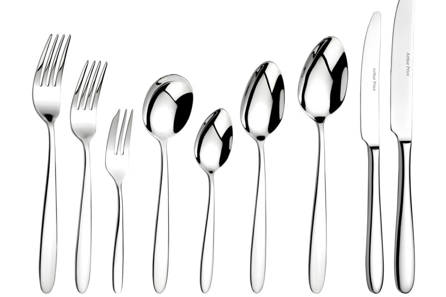 Arthur Price 'Pure' Stainless Steel 76 Piece 8 Person Gift Boxed Cutlery Set