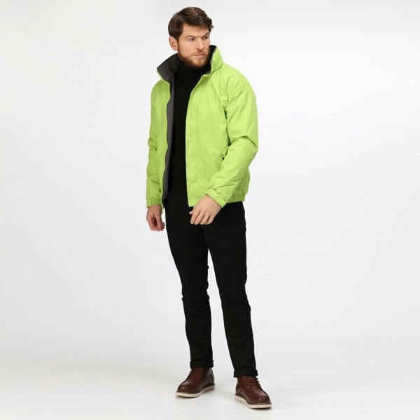 Regatta Dover Waterproof Windproof Jacket (Thermo-Guard Insulation) - Key Lime/Seal Grey