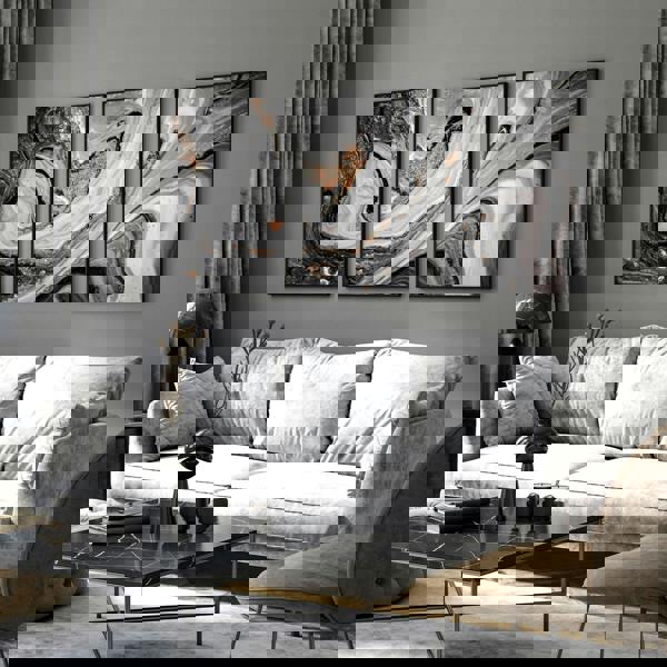 Contemporary art for living room | set of 3 wall art prints