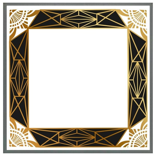 Benjamin Tate Design Art deco border (picture Frame)
