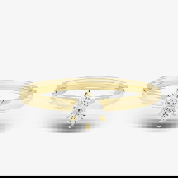 1888 Collection 9ct Yellow Gold 0.25ct Brilliant Cut Diamond Solitaire Ring RPP11-9Y-0.25-H-SI2