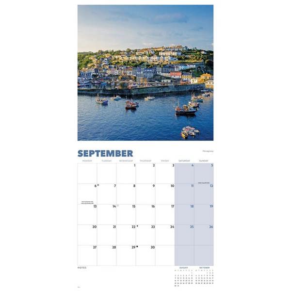Beauty Of Cornwall Calendar 2027, Wall Calendars, Month To View, Travel, Gift