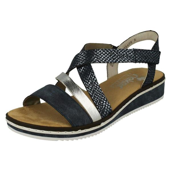 Rieker Ladies Rieker Wedge Heeled Sandals V3663