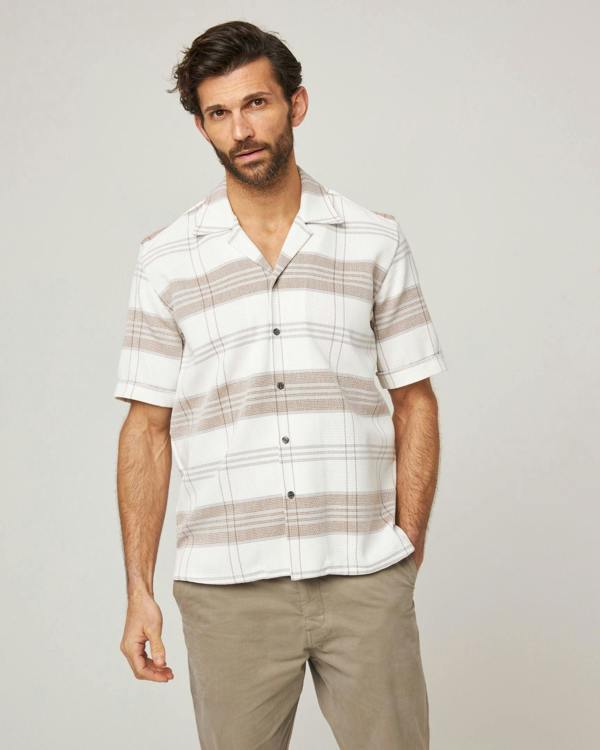 Peregrine  Quay Cuban Collar Shirt