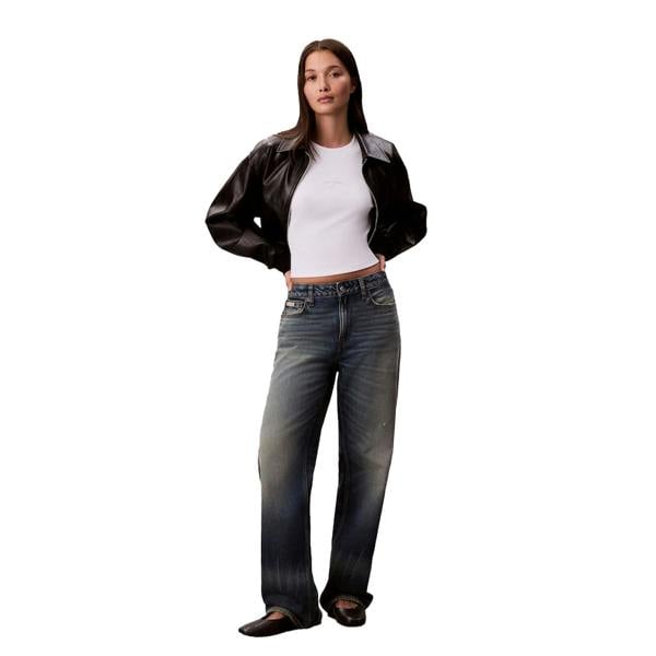 Calvin Klein Womens/Ladies Slim Crop T-Shirt - Brilliant White - 