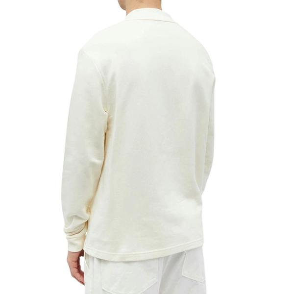 Fred Perry Long Sleeve Loopback Ecru Sweater XS