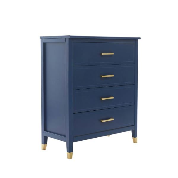 Palazzi 4 Drawer Chest Blue H94 W79 D40cm
