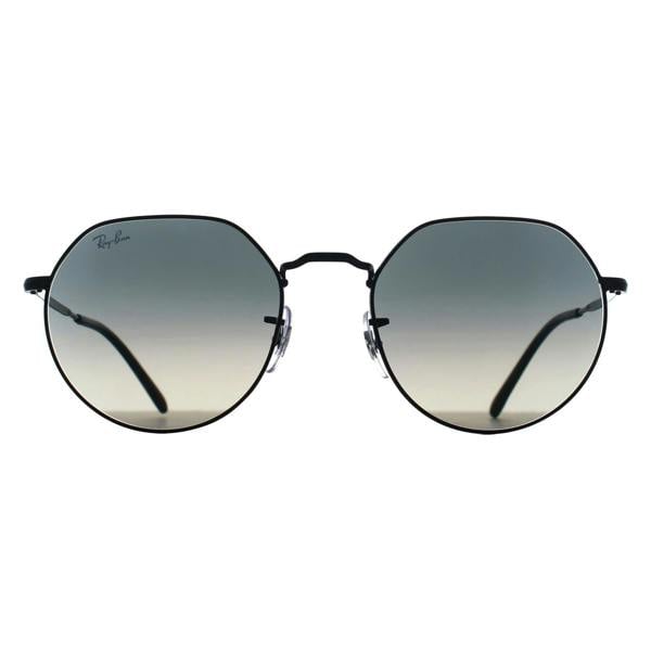 Ray-Ban Sunglasses RB3565 Jack 002/71 Polished Black Grey Gradient