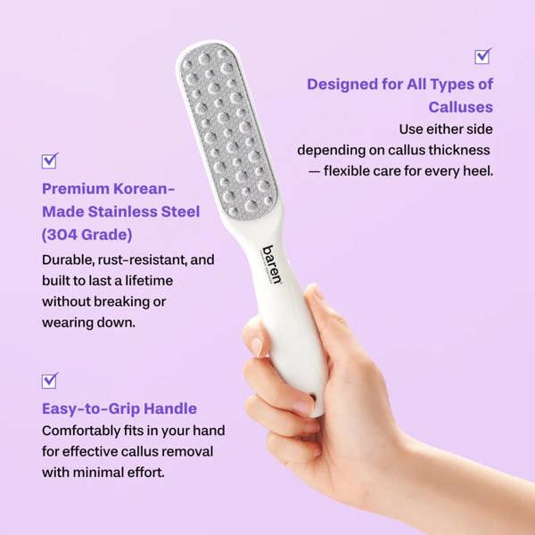 BAREN Foot Callus Eraser Home Kit