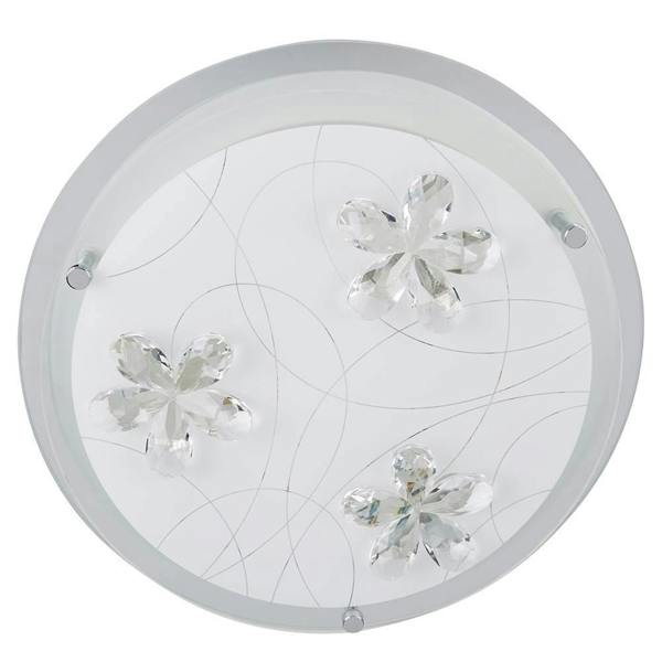 Pagazzi Lighting Drew 2 Light Flush Ceiling Light Frosted