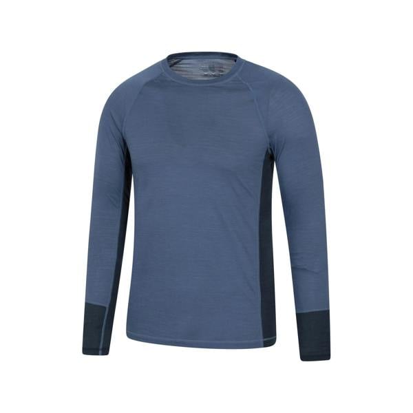 Mountain Warehouse Mens Long-Sleeved Base Layer Top - Navy