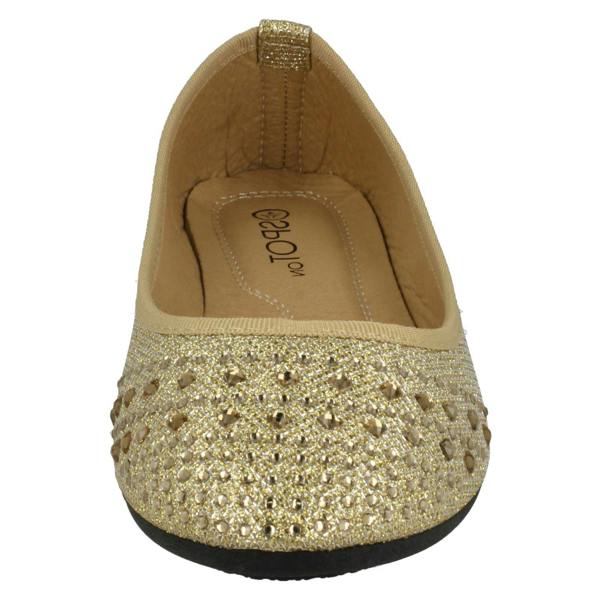 Spot On Ladies Spot On Flat Ballerinas