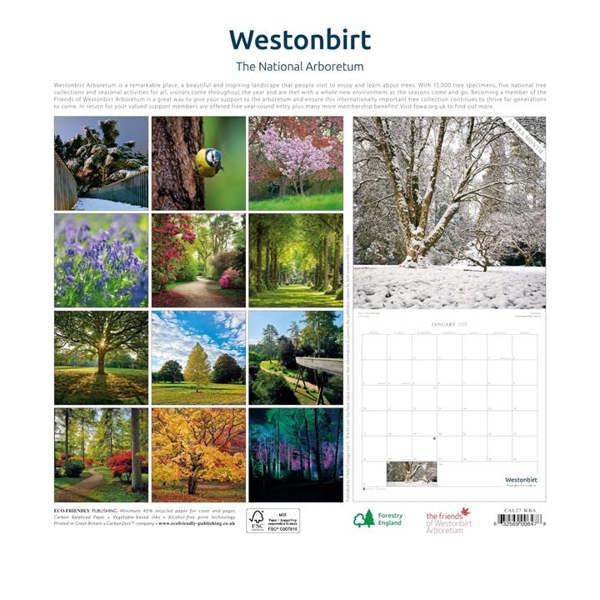 Westonbirt, The National Arboretum Calendar 2027, Wall Calendars, Month To View, Natural World, Gift